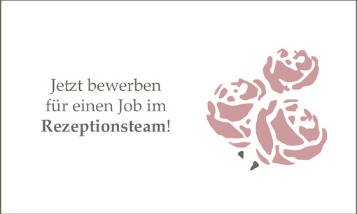 [Translate to English:] Job an der Rezeption im Hotel Rose in Baiersbronn