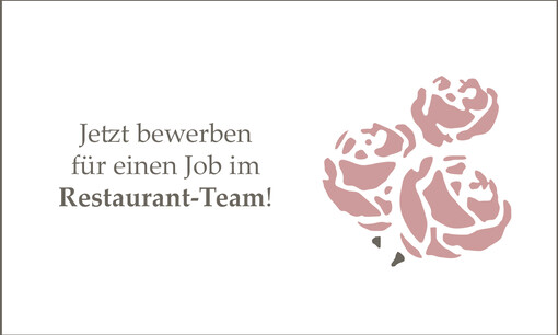 [Translate to English:] Restaurant Job im Hotel Rose in Baiersbronn