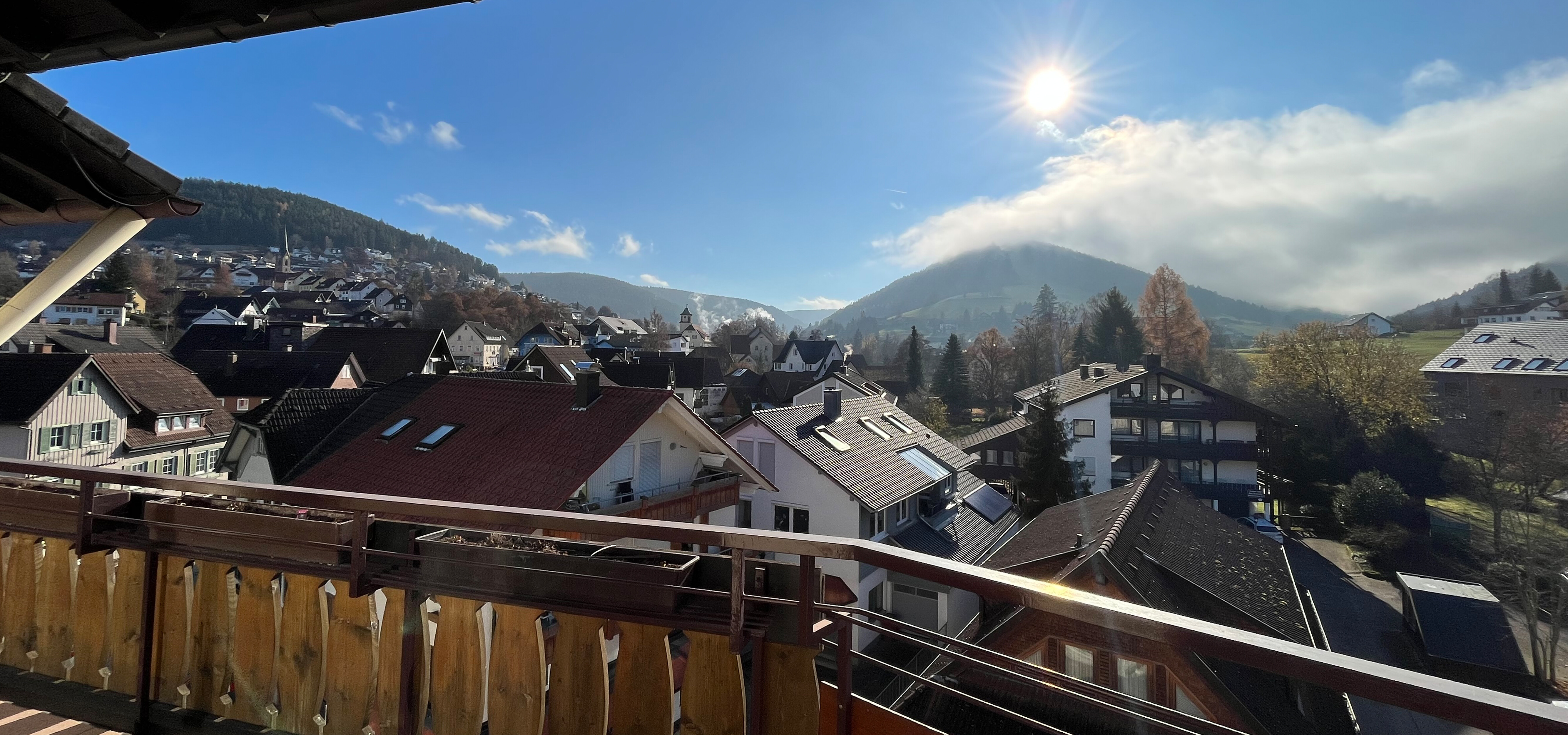 Ausblick aus dem Hotel Rose Baiersbronn Schwarzwald
