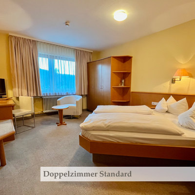 Übernachten in Baiersbronn im Doppelzimmer Standard des Hotel Rose